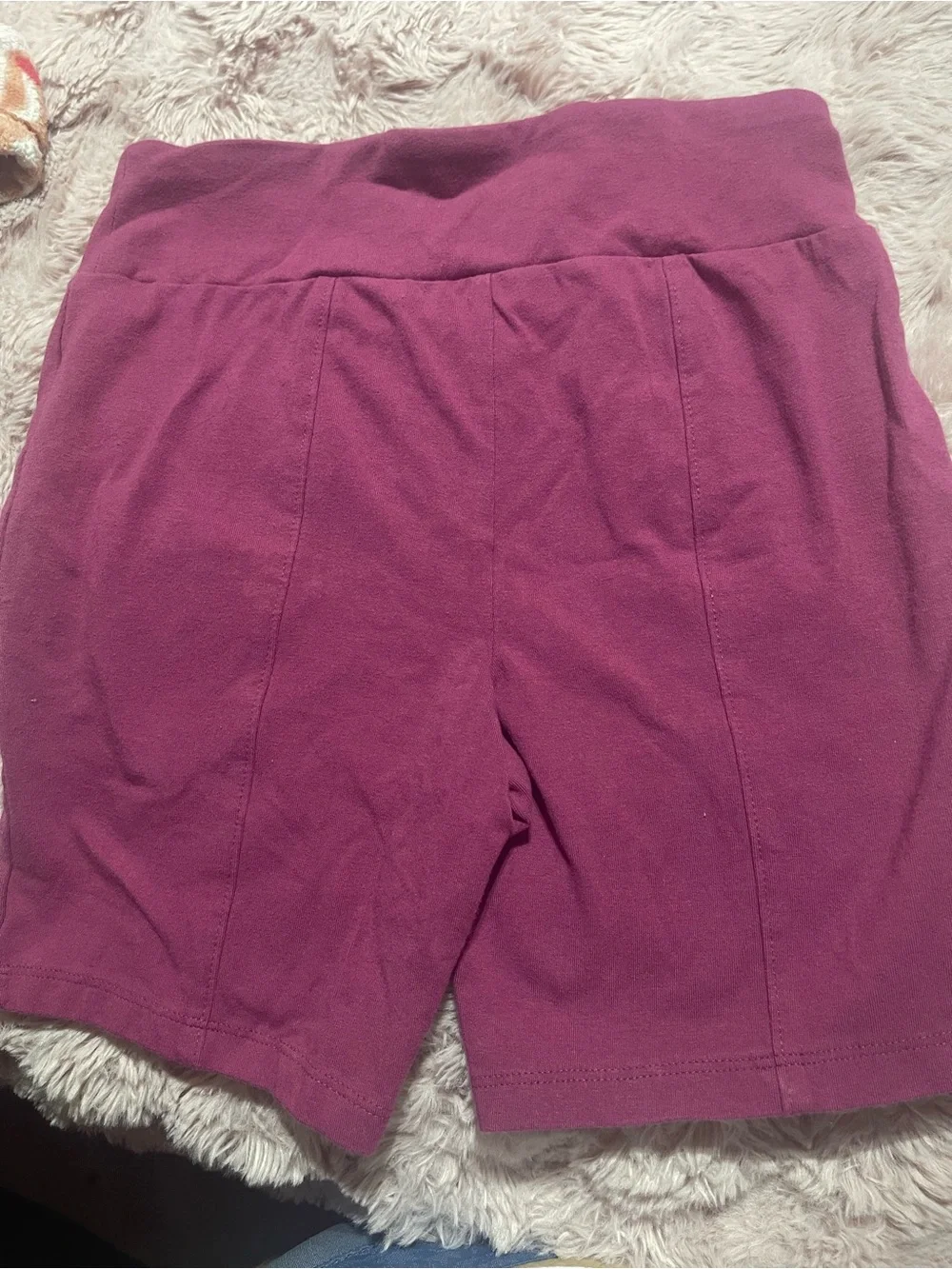 Kids Soft Stretch Shorts - Dusty Rose Pink Large